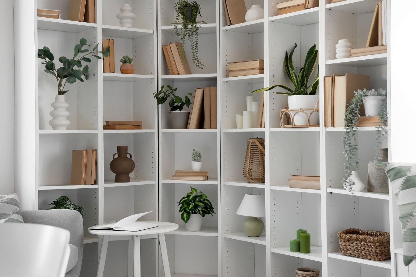 bibliotheque sur mesure salon 1